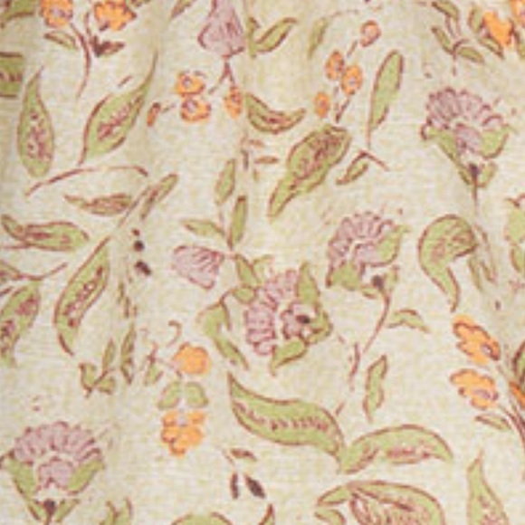 Floral Cream Mini Dress - Picture 5 of 13